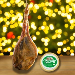 🎄 Lote nº1 Navideño Gourmet con Jamón DUROC y Queso Semicurado 🧀 – Regalo Perfecto para Navidad y Fiestas 🎁