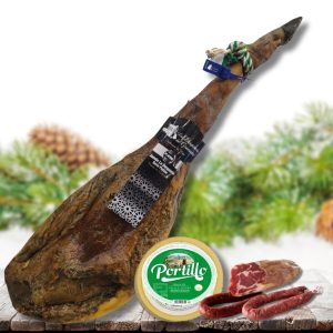 Lote nº11 Navideño Gourmet: Jamón Platino, Cabecero, Queso Semicurado, Chorizo y Salchichón – ¡El Sabor de la Tradición para Celebrar estas Fiestas! 🎉🎄